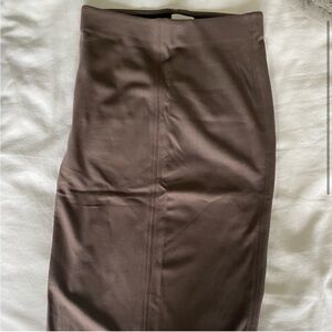 Wilfred Brown Midi Pencil Skirt